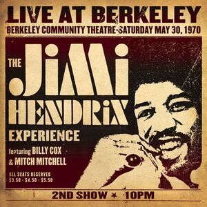 Jimi Hendrix Experience Live At Berkeley